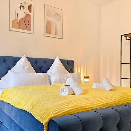 Apartment Design-apartment I Boxspring I Nespresso I Balkon I Basel 10 Km I Parkplatz