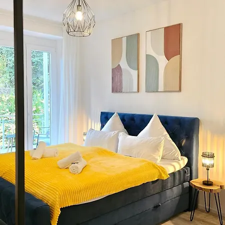 Apartmán Design-apartment I Basel 10 Km I Boxspring I Balkon I Parkplatz Eimeldingen