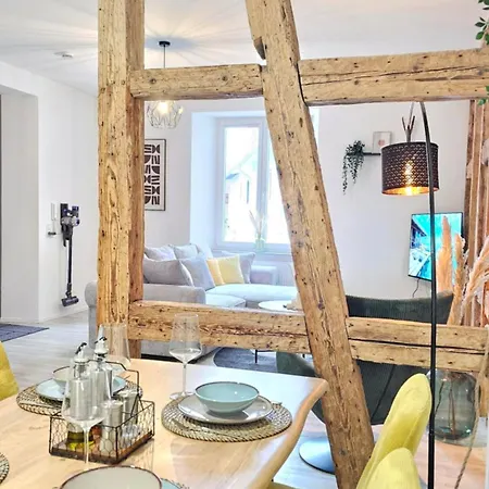 Design-apartment I Boxspring I Nespresso I Balkon I Basel 10 Km I Parkplatz Apartment